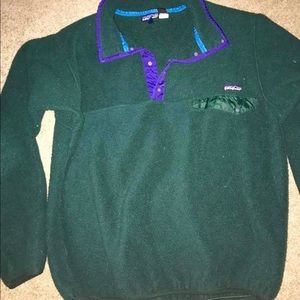 VINTAGE PATAGONIA FLEECE PULLOVER.